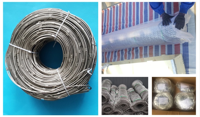stainless steel cable mesh packing