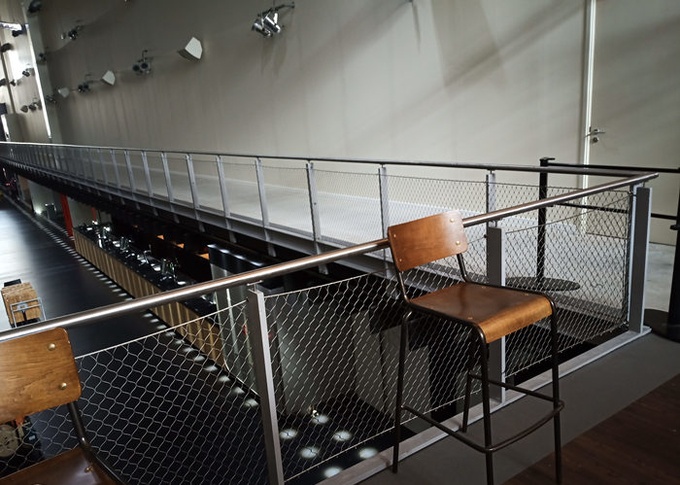 stainless steel webnet and mesh railing