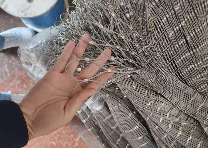 SS304 316 Cable Mesh Net/Wire Rope Fence for Tensile Project X tend mesh 3