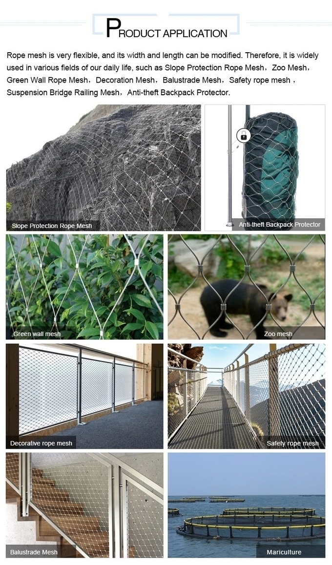 stainless steel wire rope mesh net 3