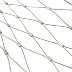 Stainless Steel Rope Mesh for Balustrade Nets, Safety Netting